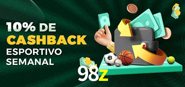 10% de bônus de cashback na 98z